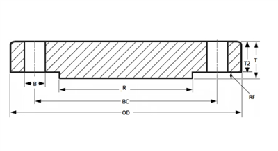 ASME B16.5 블라인드 플랜지 클래스 300인치