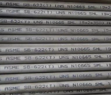 ASTM B622 UNS N10665 하스텔로이 B2 이음매 없는 파이프